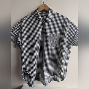 NWT Madewell 100% Cotton Short-Sleeve Button-Down Shirt